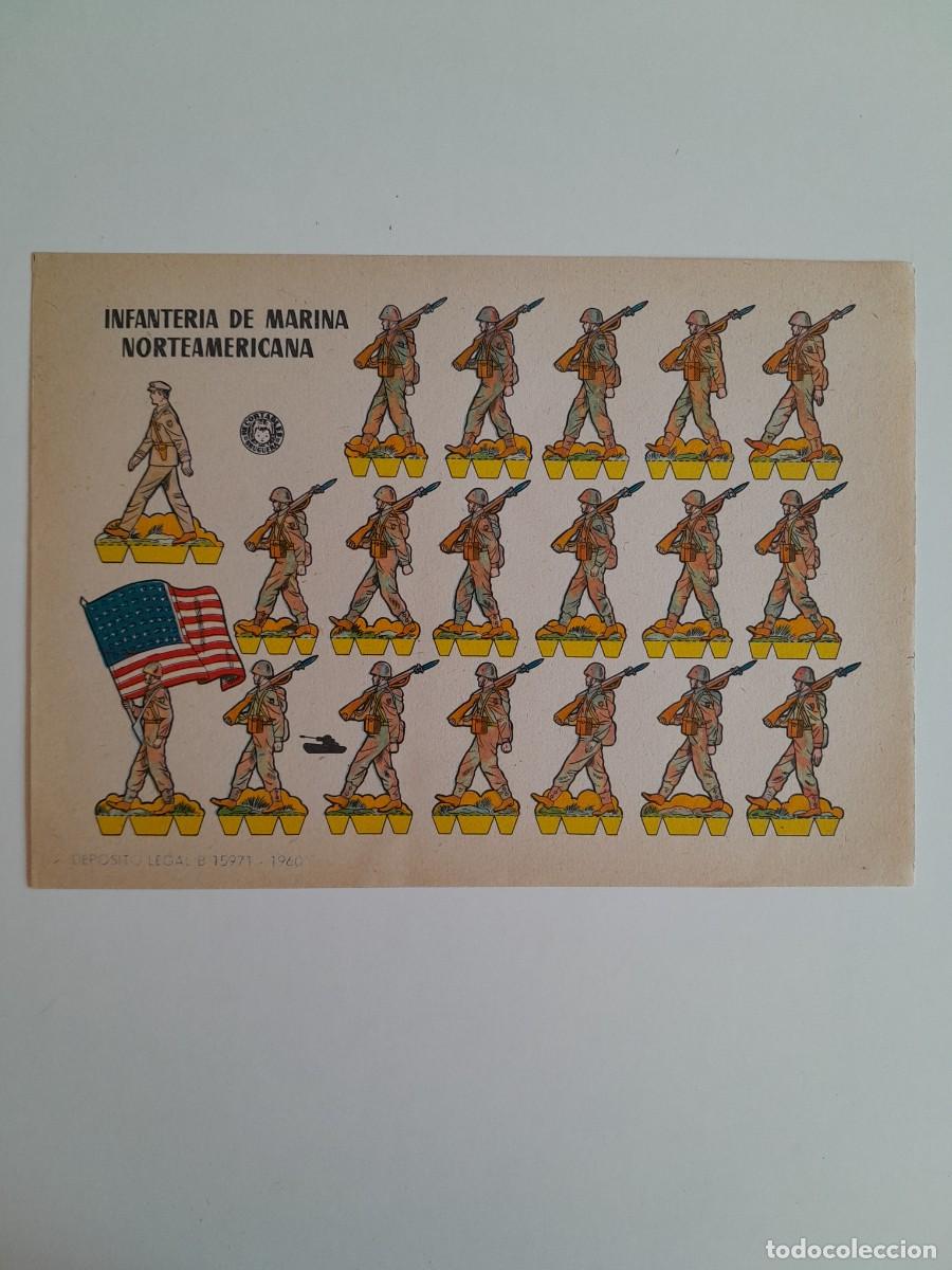 Coleccionismo recortables: RECORTABLES EDITORIAL BRUGUERA - INFANTER&Iacute;A DE MARINA NORTEAMERICANA