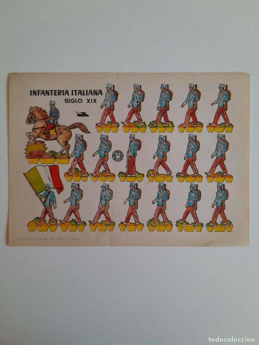 Coleccionismo recortables: RECORTABLES EDITORIAL BRUGUERA - INFANTER&Iacute;A ITALIANA (SIGLO XIX)