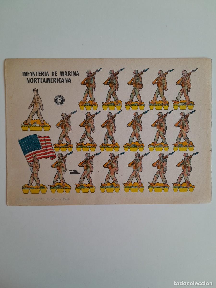 Coleccionismo recortables: RECORTABLES EDITORIAL BRUGUERA - INFANTER&Iacute;A DE MARINA NORTEAMERICANA