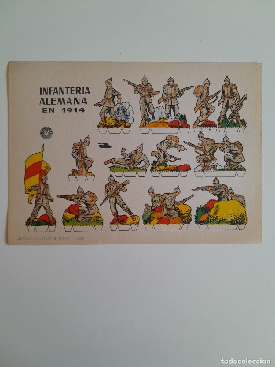 Coleccionismo recortables: RECORTABLES EDITORIAL BRUGUERA - INFANTER&Iacute;A ALEMANA 1914