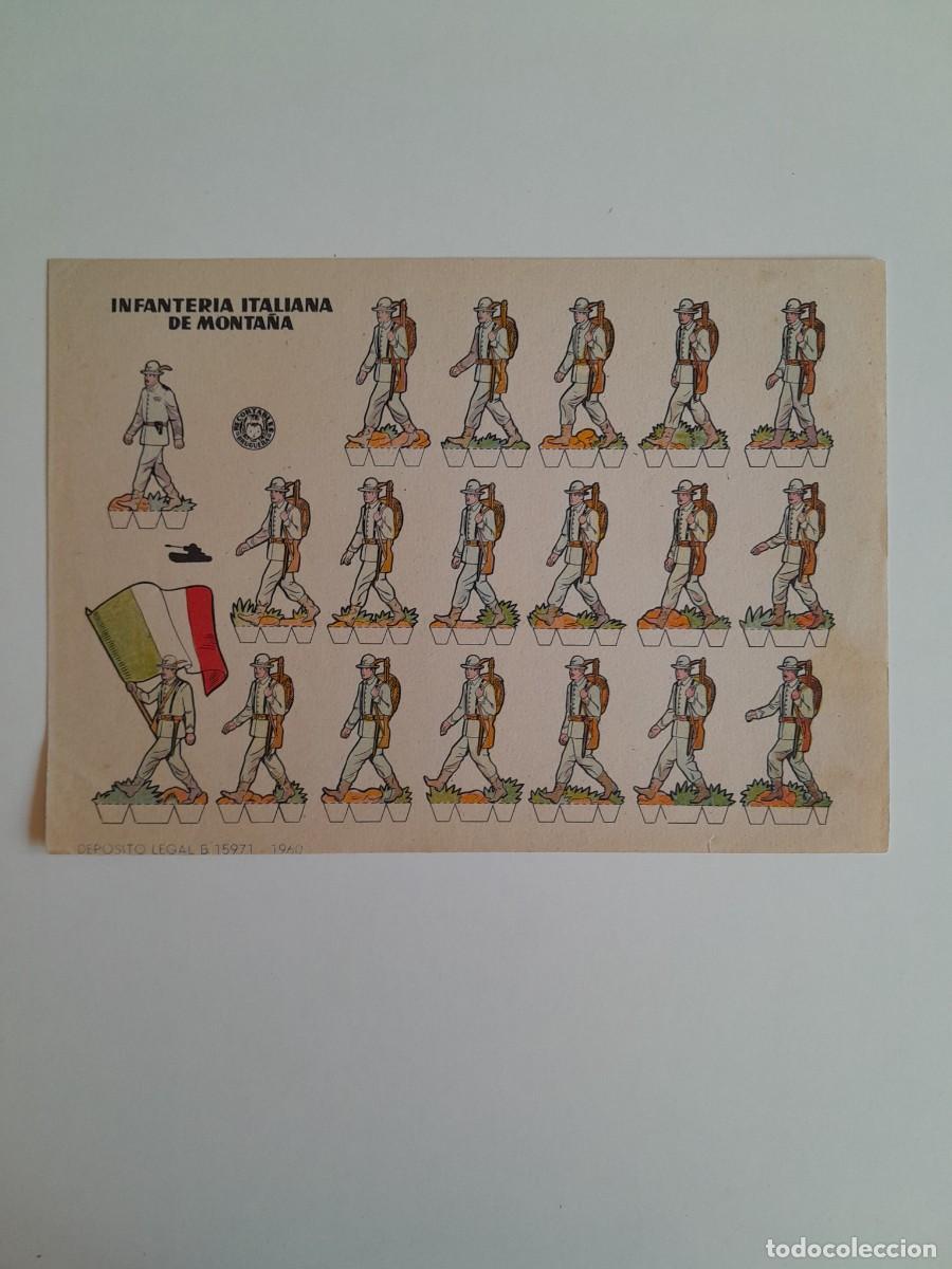 Coleccionismo recortables: RECORTABLES EDITORIAL BRUGUERA - INFANTER&Iacute;A ITALIANA DE MONTA&Ntilde;A