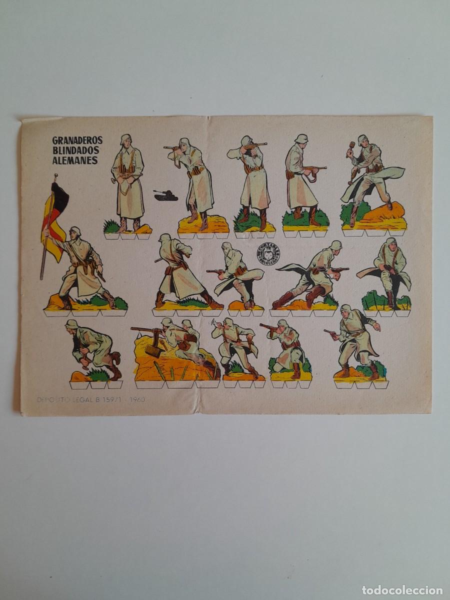 Coleccionismo recortables: RECORTABLES EDITORIAL BRUGUERA - GRANADEROS BLINDADOS ALEMANES