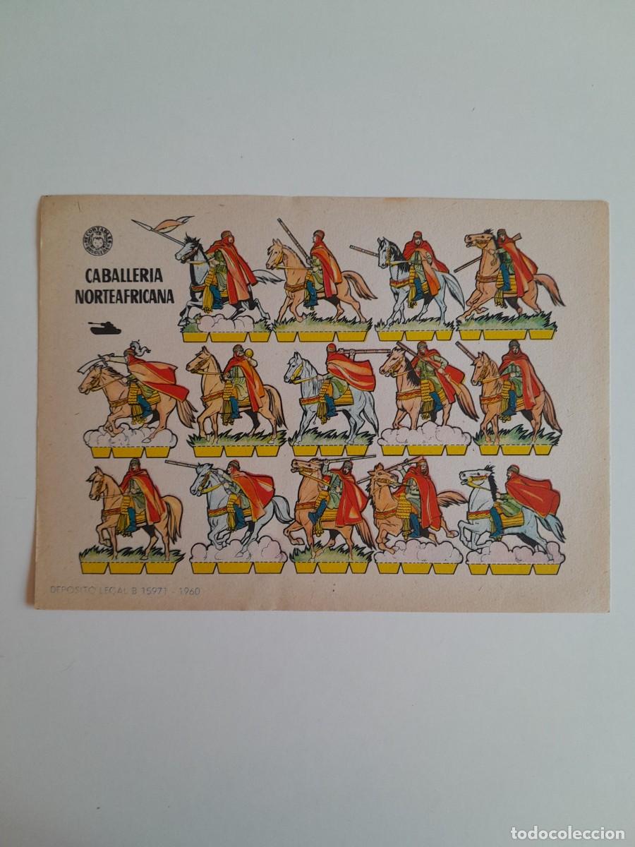 Coleccionismo recortables: RECORTABLES EDITORIAL BRUGUERA - CABALLER&Iacute;A NORTEAFRICANA