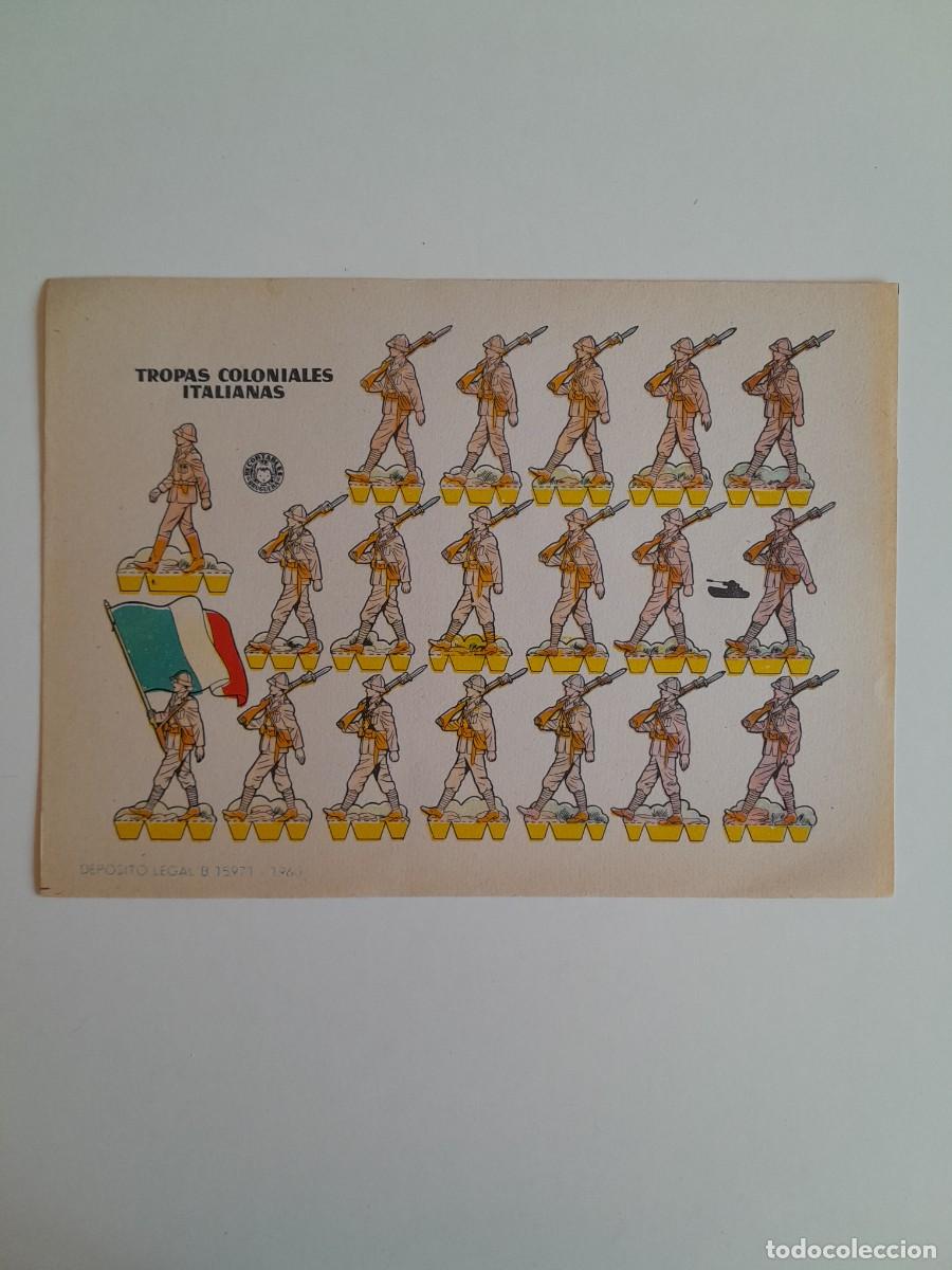 Coleccionismo recortables: RECORTABLES EDITORIAL BRUGUERA - TROPAS COLONIALES ITALIANAS