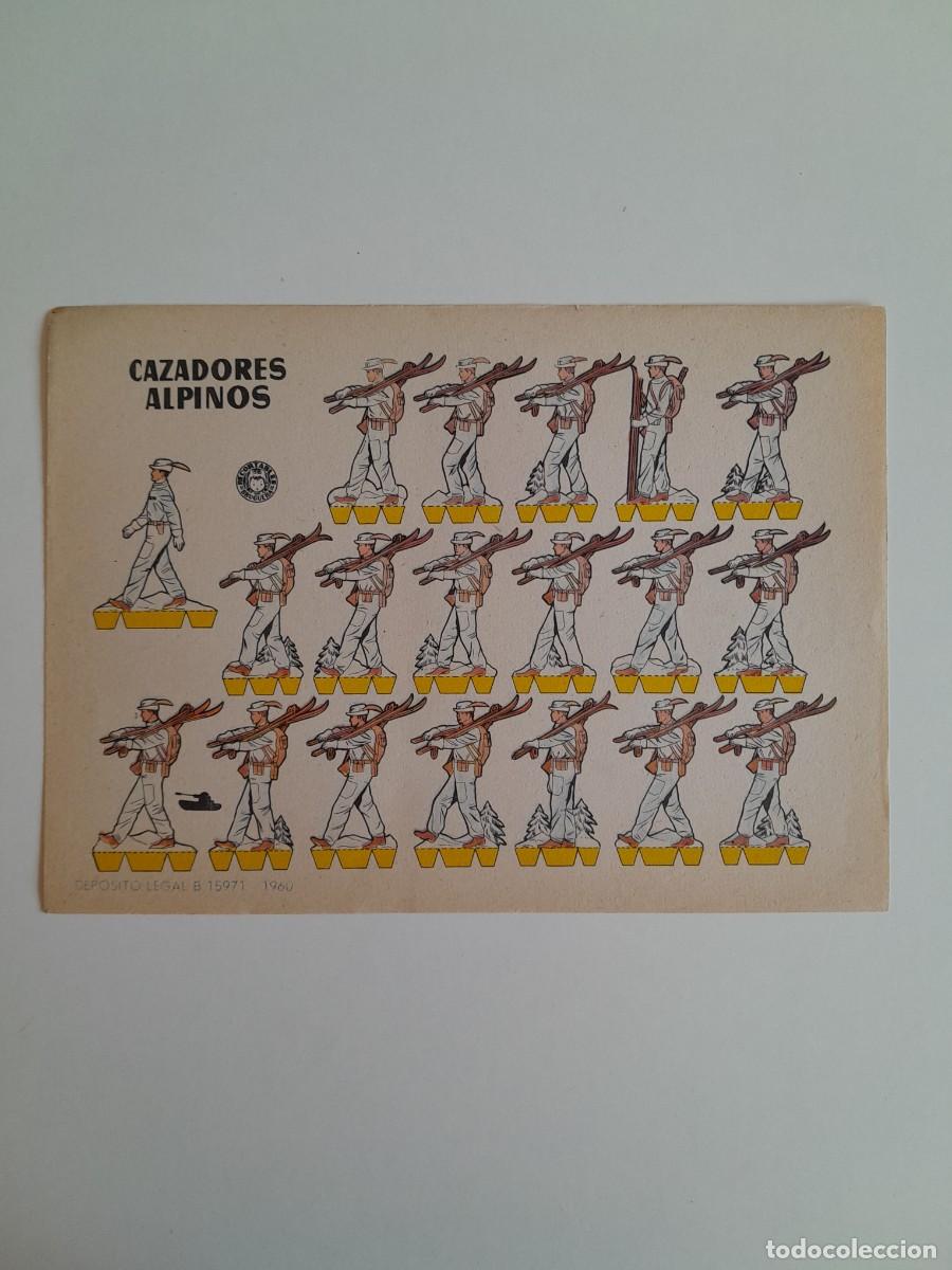 Coleccionismo recortables: RECORTABLES EDITORIAL BRUGUERA - CAZADORES ALPINOS