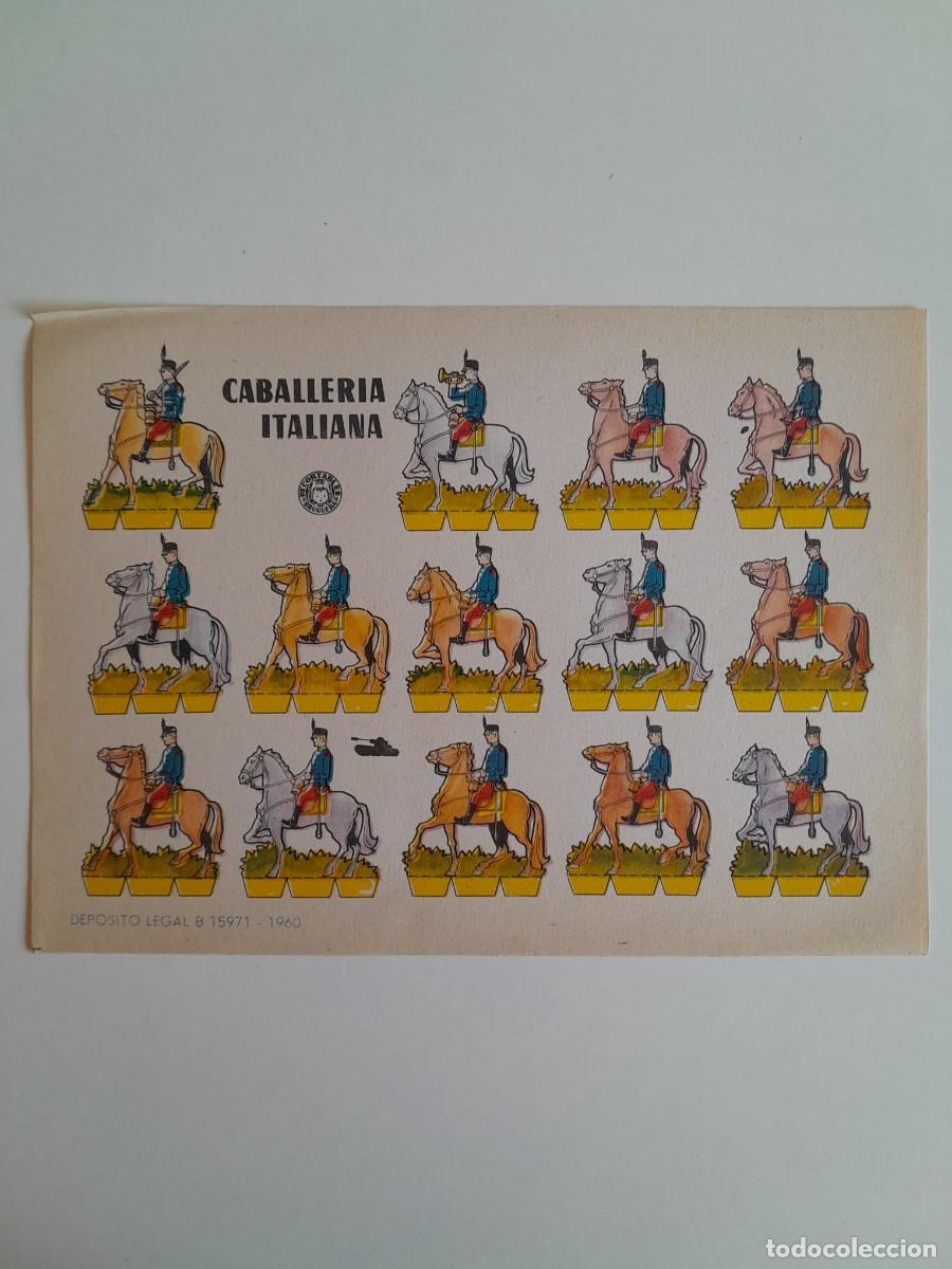 Coleccionismo recortables: RECORTABLES EDITORIAL BRUGUERA - CABALLER&Iacute;A ITALIANA