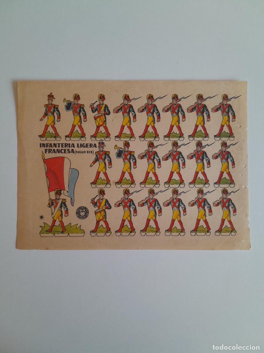 Coleccionismo recortables: RECORTABLES EDITORIAL BRUGUERA - INFANTER&Iacute;A LIGERA FRANCESA (SIGLO XIX)