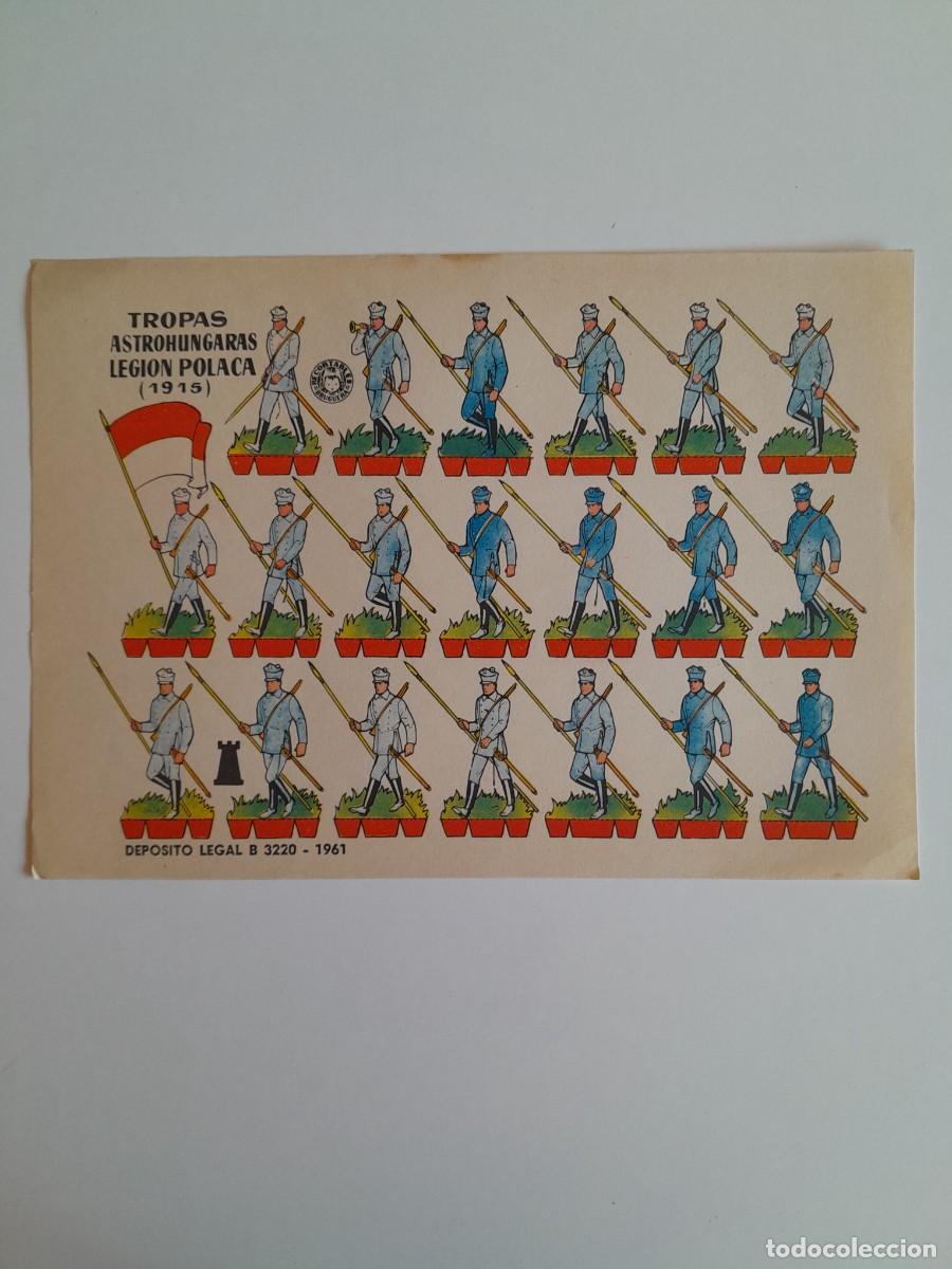 Coleccionismo recortables: RECORTABLES EDITORIAL BRUGUERA - TROPAS AUSTROH&Uacute;NGARAS LEGI&Oacute;N POLACA 1915