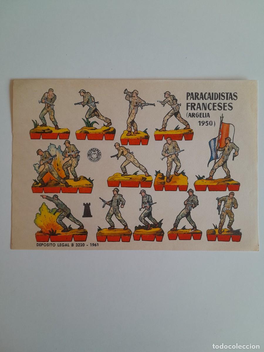 Coleccionismo recortables: RECORTABLES EDITORIAL BRUGUERA - PARACAIDISTAS FRANCESES (ARGELIA, 1950)