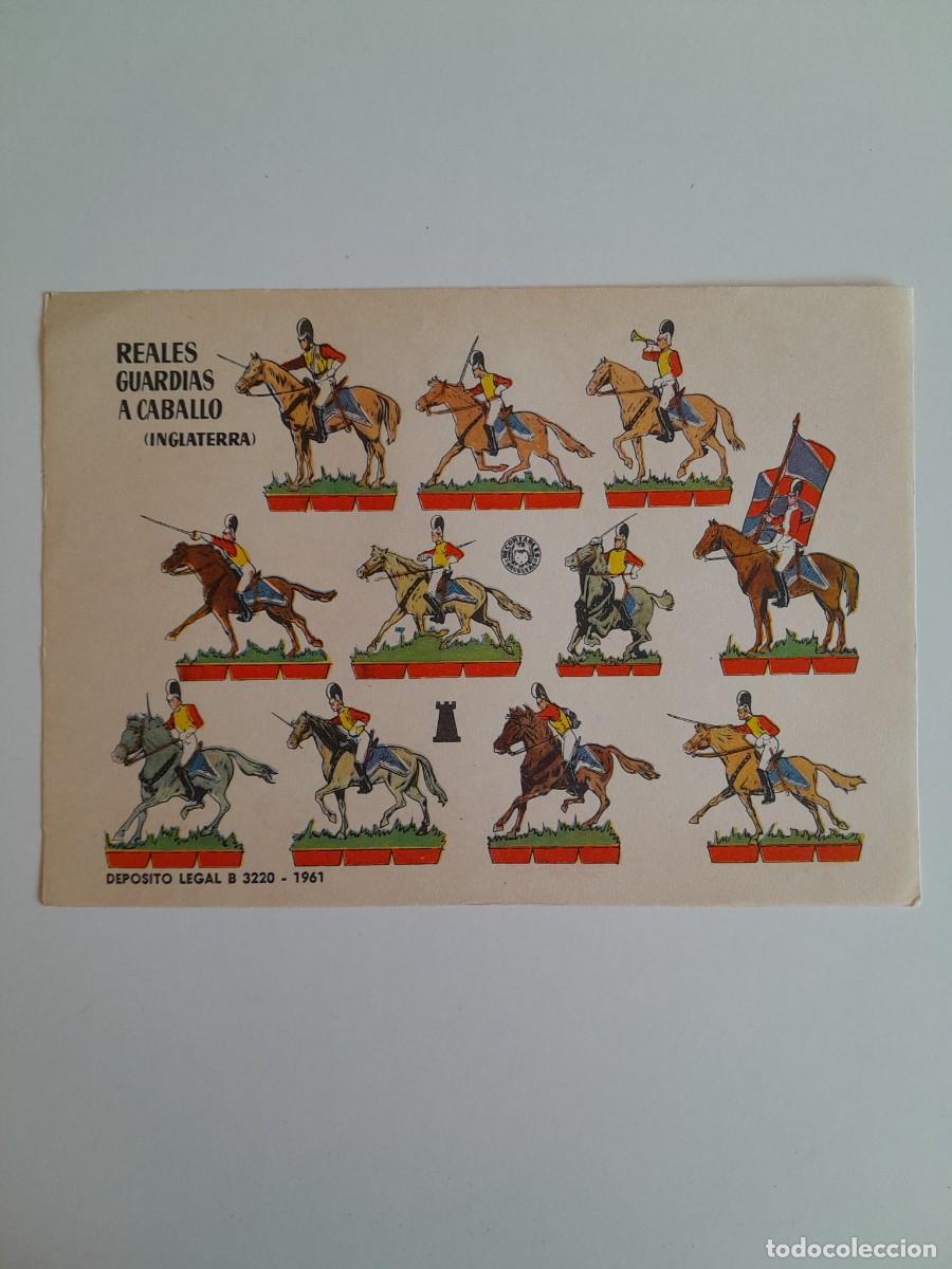 Coleccionismo recortables: RECORTABLES EDITORIAL BRUGUERA - REALES GUARDIAS A CABALLO (INGLATERRA)