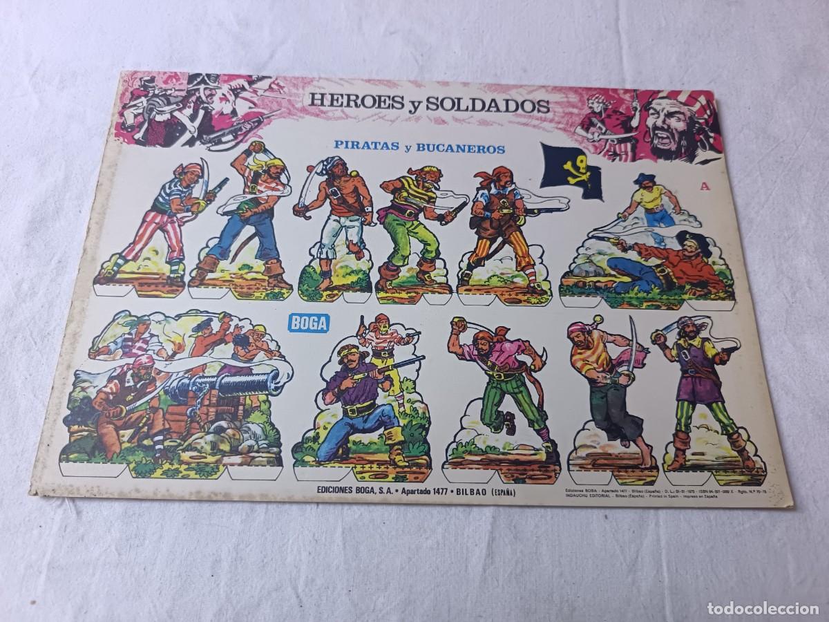 Collectables Paper Dolls: Libro de Recortables de soldados, Heroes y Soldados, Boga, Bilbao, 1973, del A al H correlativos