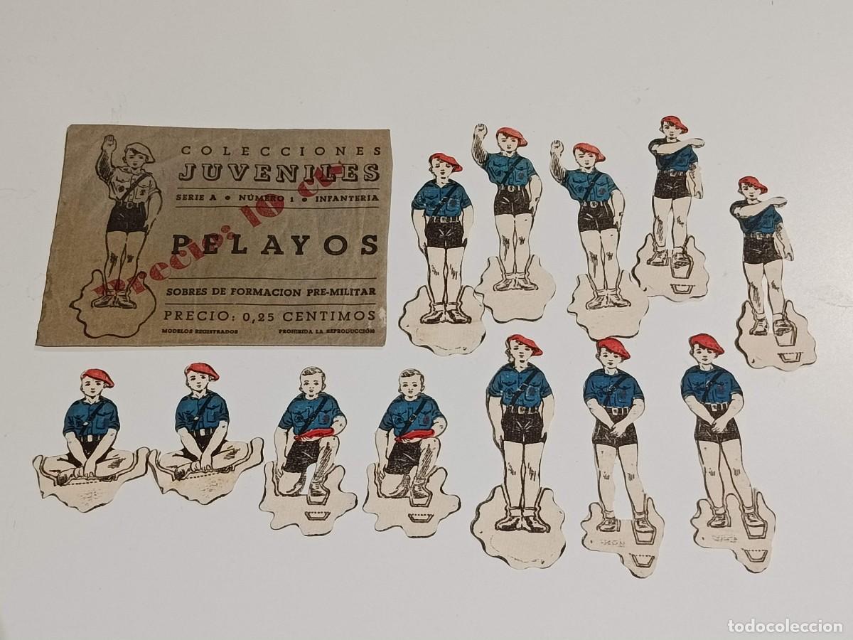 Coleccionismo recortables: Antiguo sobre recortables juveniles pelayos