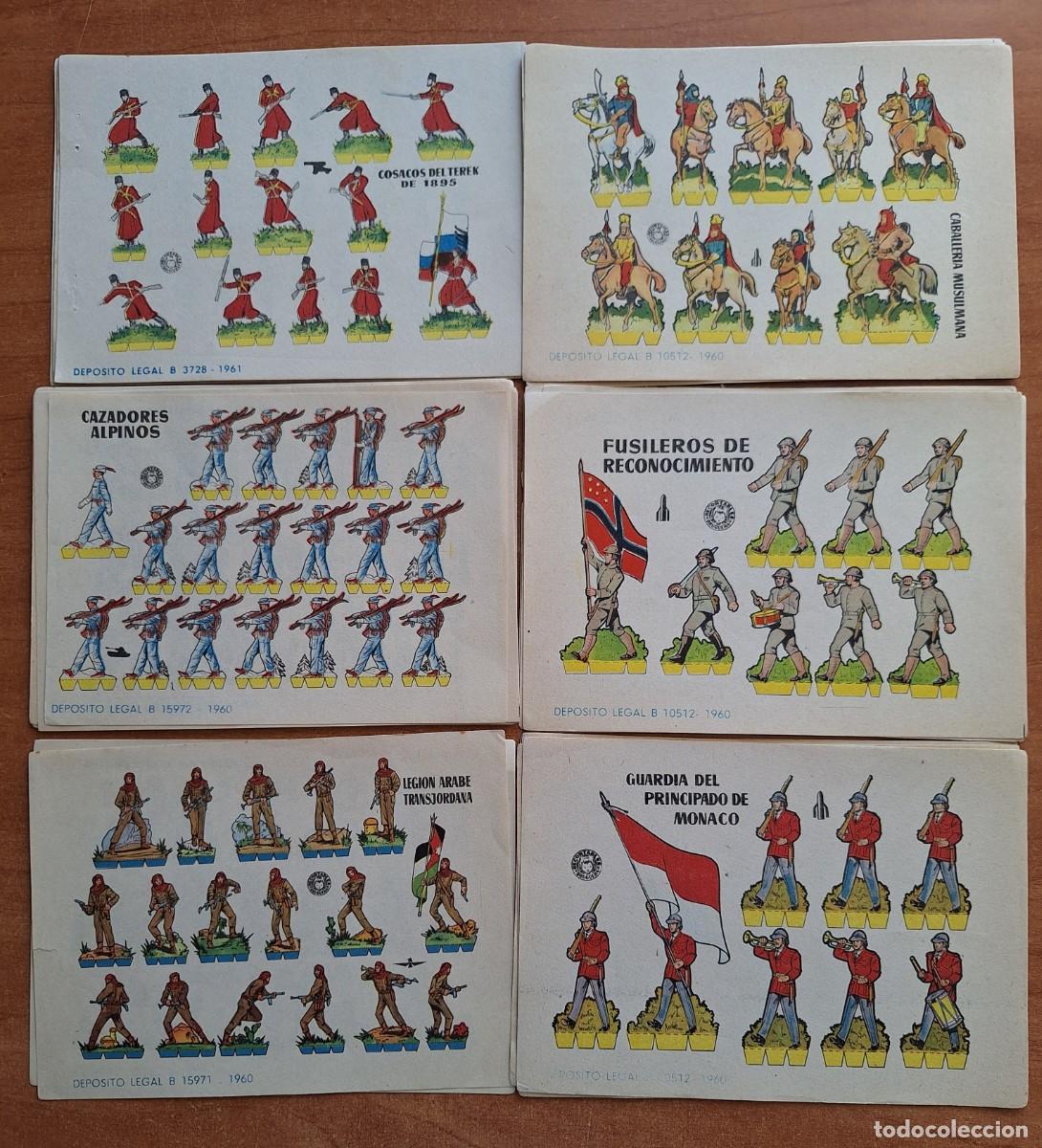Collectables Paper Dolls: CINCUENTA RECORTABLES MILITARES - BRUGUERA 1960 / 1961
