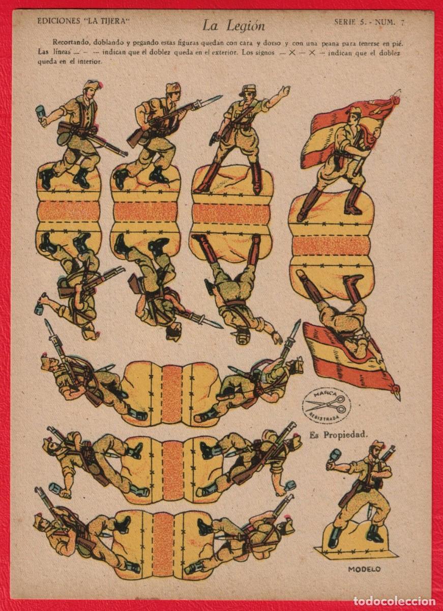 Coleccionismo recortables: La Legi&oacute;n - Ediciones La Tijera - Serie 5 Num. 7