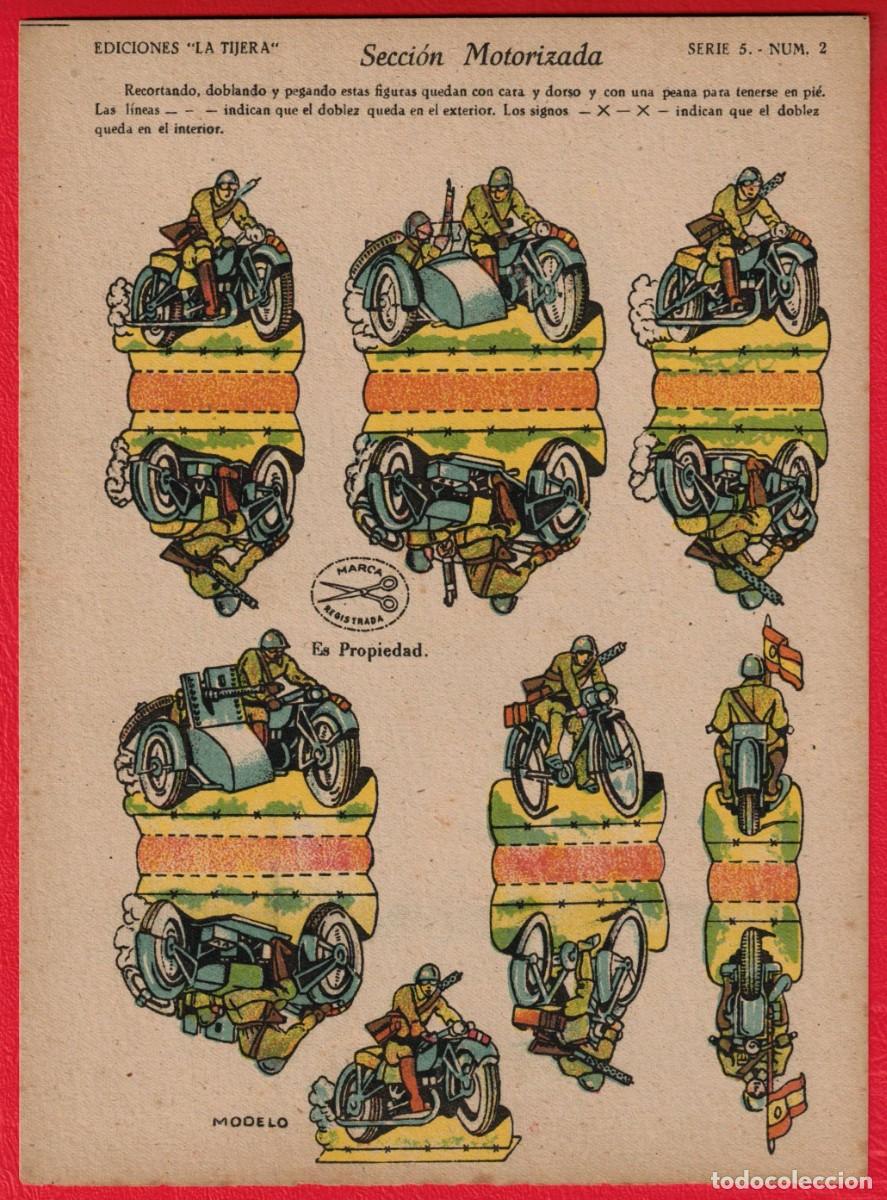 Coleccionismo recortables: Secci&oacute;n motorizada - Ediciones La Tijera - Serie 5 Num. 2