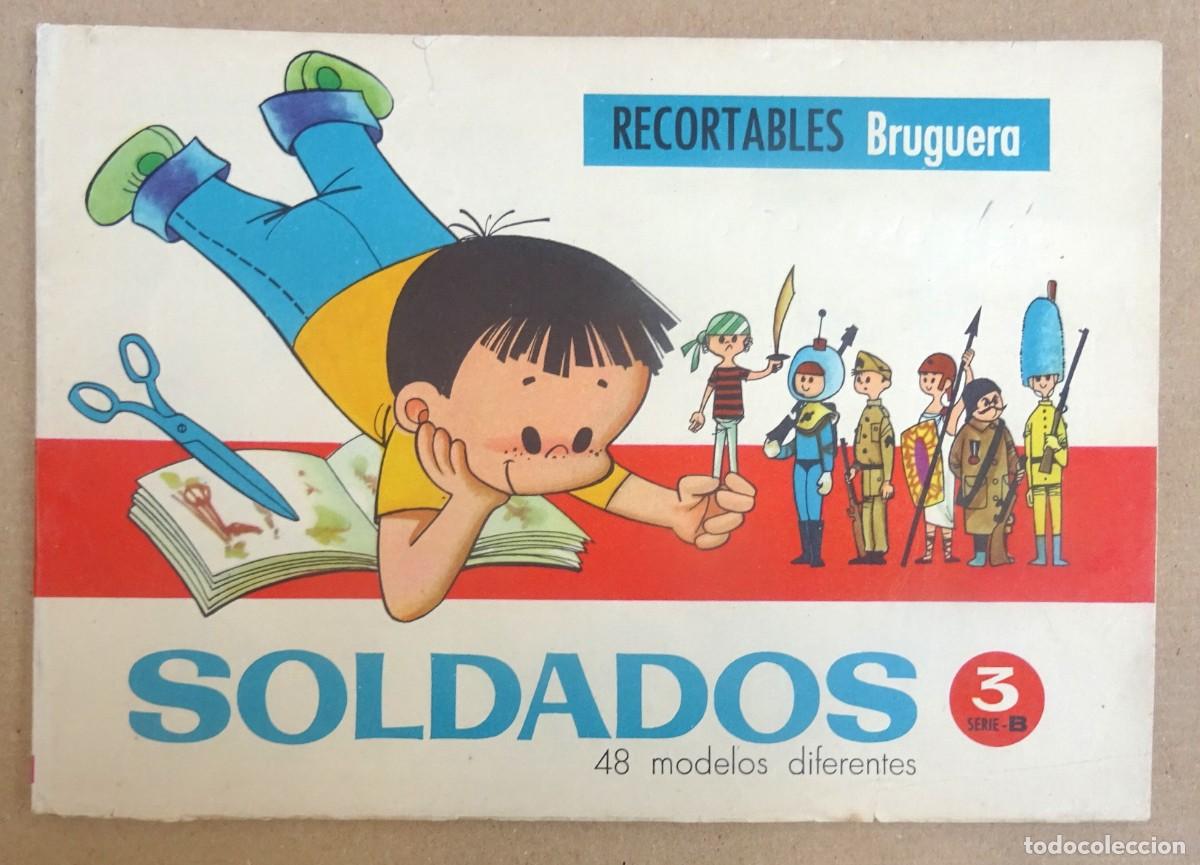 Collezionismo Figurine da Ritagliare: Bruguera Recortables Soldados N&ordm;3 serie B Cuaderno de l&aacute;minas