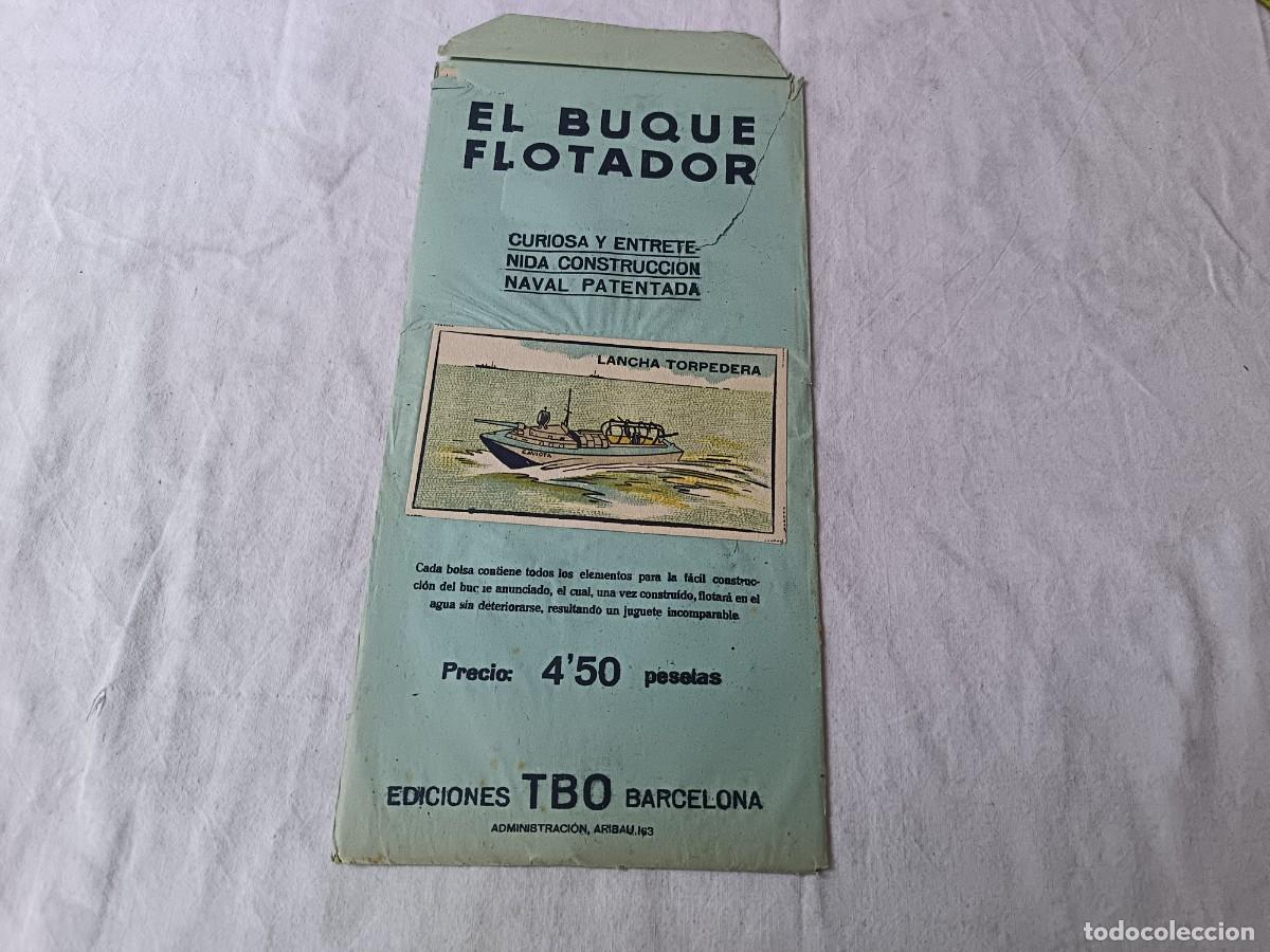 Coleccionismo recortables: Conjunto de Antiguos Recortables, El Buque Flotador, TBO, completo