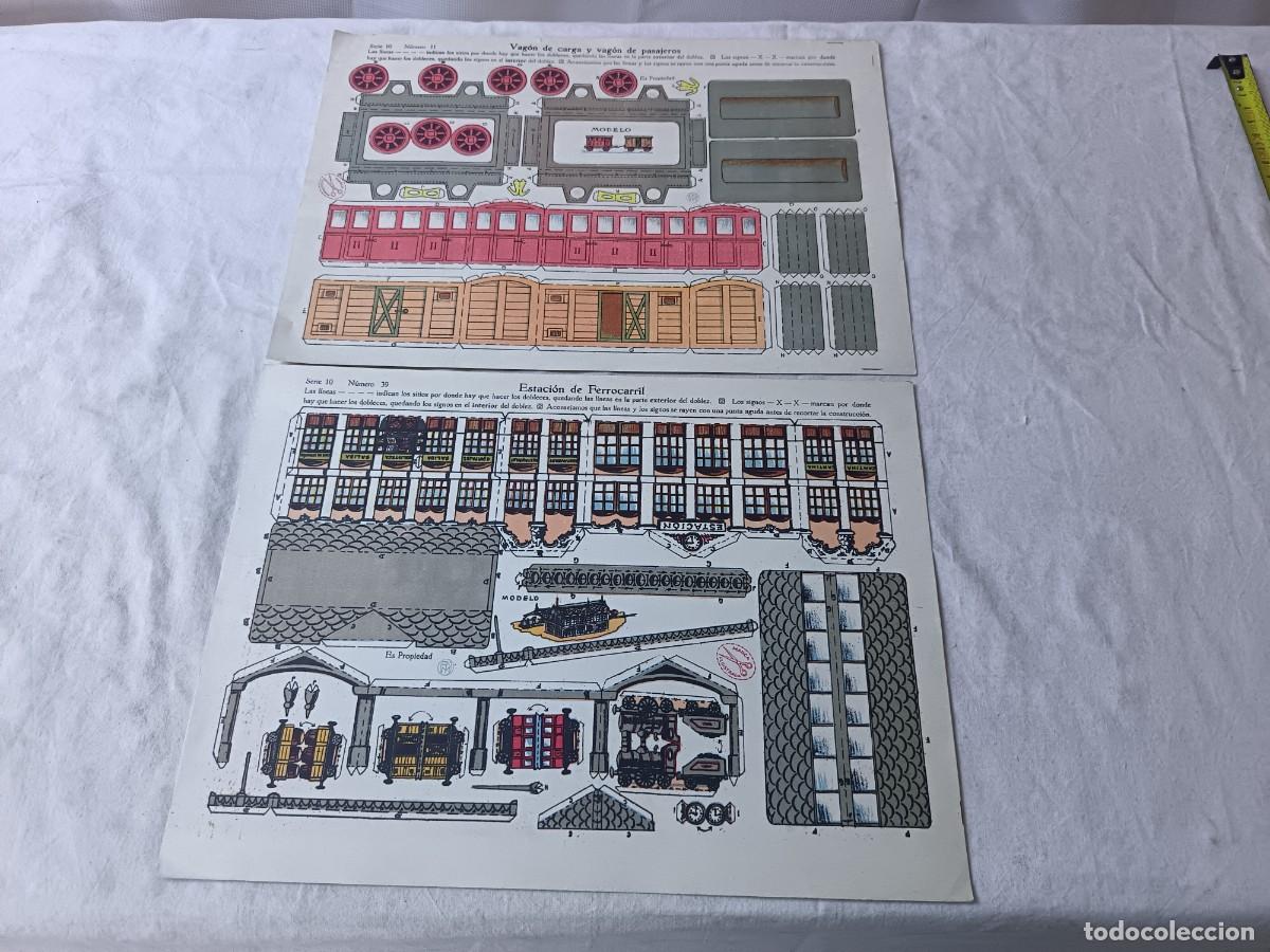 Coleccionismo recortables: Conjunto de Antiguos Recortables, La Tijera, serie 10, de transportes