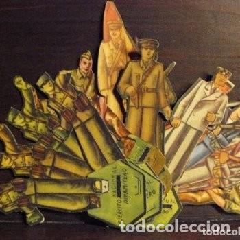Collectables Paper Dolls: SOLDADOS RECORTABLES DEL EJ&Eacute;RCITO POPULAR DE LA REP&Uacute;BLICA- JUGUETE DE PAPEL
