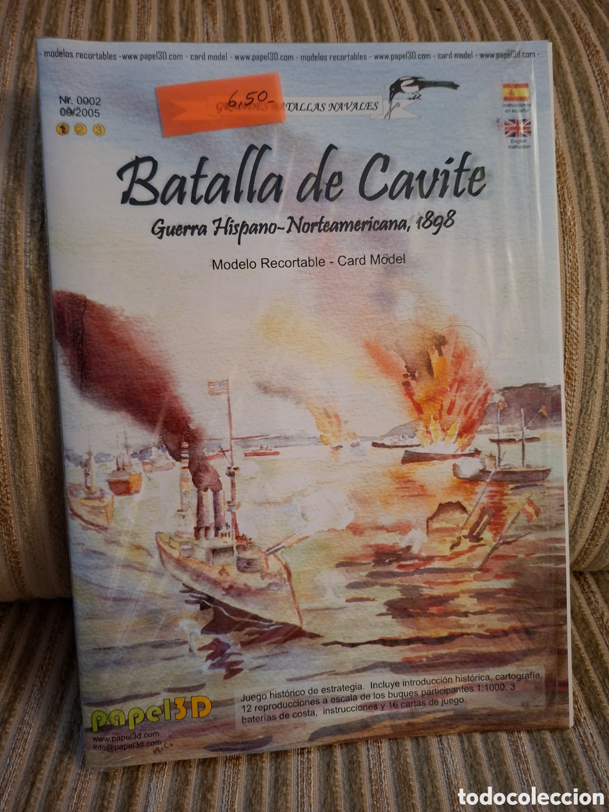 Coleccionismo recortables: RECORTABLE de BATALLA DE CAVITE - Foto 8