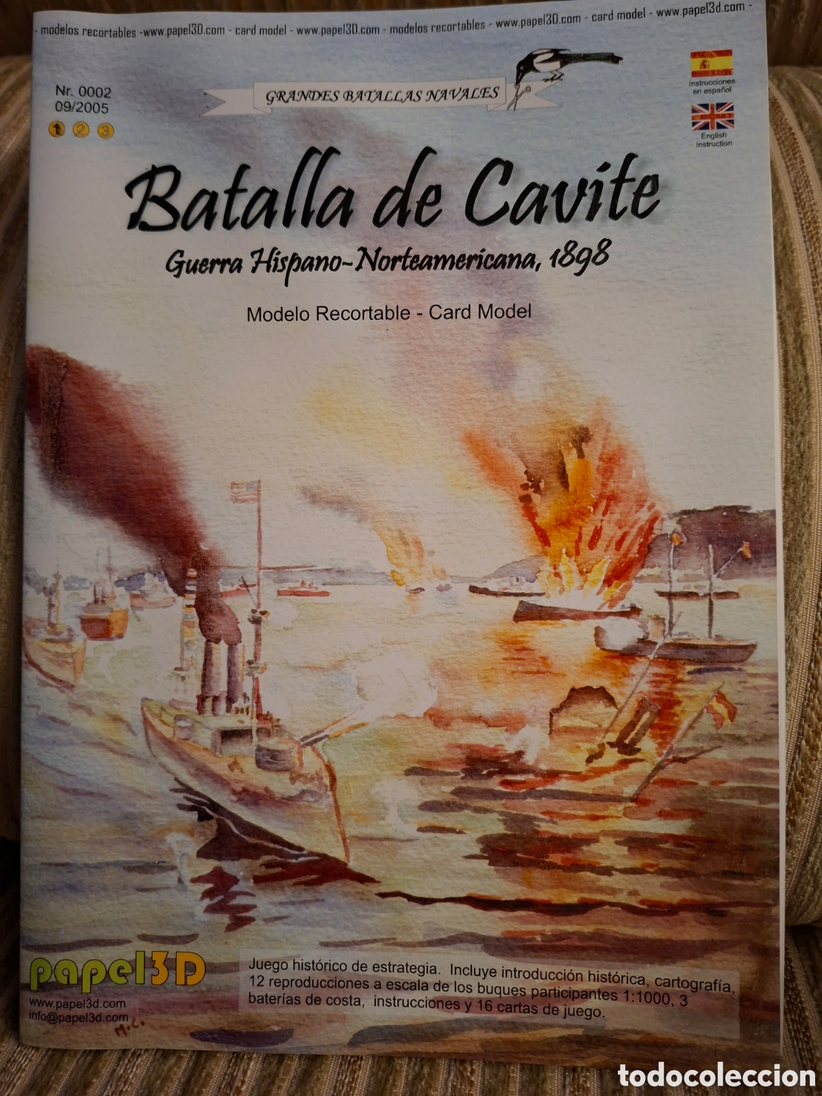 Coleccionismo recortables: RECORTABLE de BATALLA DE CAVITE - Foto 1