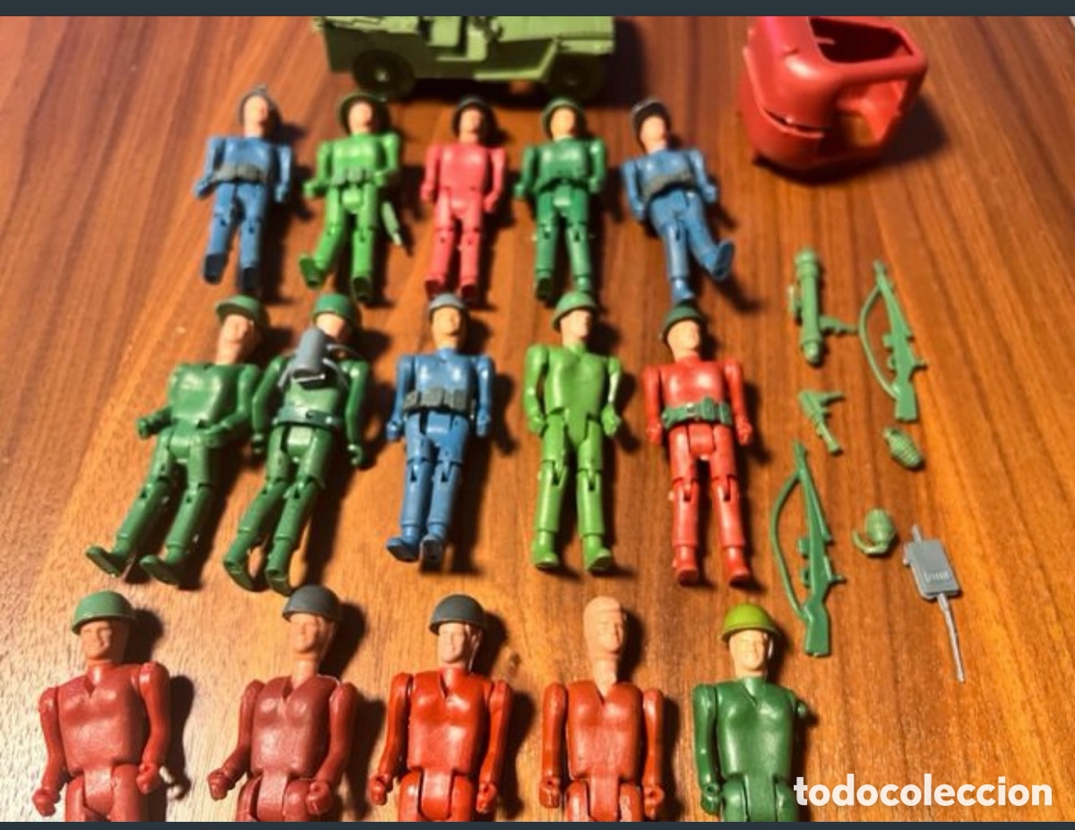 Coleccionismo recortables: Lote Soldados vintage (Finales 70)