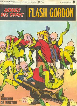 C&oacute;mics: FLASH GORDON  N&ordm; 18 - HEROES DEL COMIC - BURU LAN - Foto 1