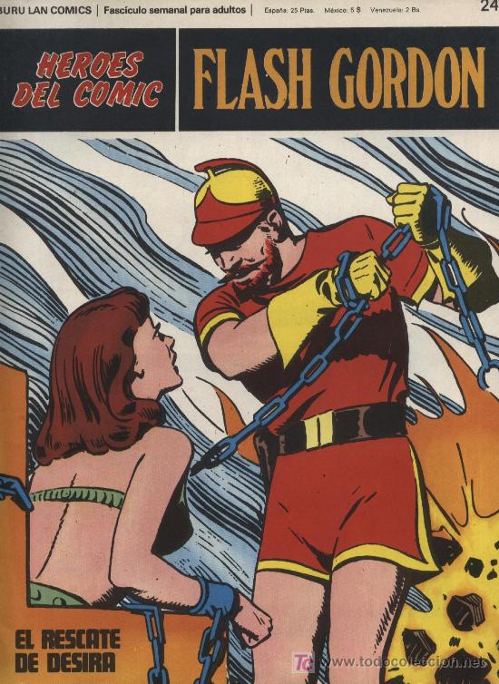 C&oacute;mics: Flash Gordon  -  Heroes del Comic, n&ordm;: 24  -  Burulan Ediciones 1972 - Foto 1