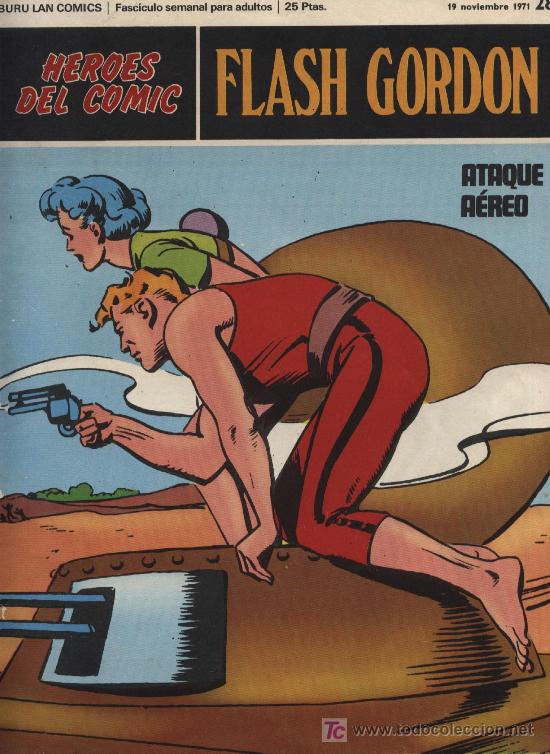 C&oacute;mics: Flash Gordon  -  Heroes del Comic, n&ordm;: 28  -  Burulan Ediciones 1972 - Foto 1
