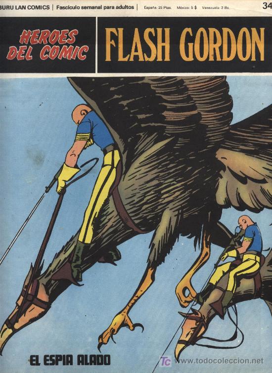 C&oacute;mics: Flash Gordon  -  Heroes del Comic, n&ordm;: 34  -  Burulan Ediciones 1972 - Foto 1