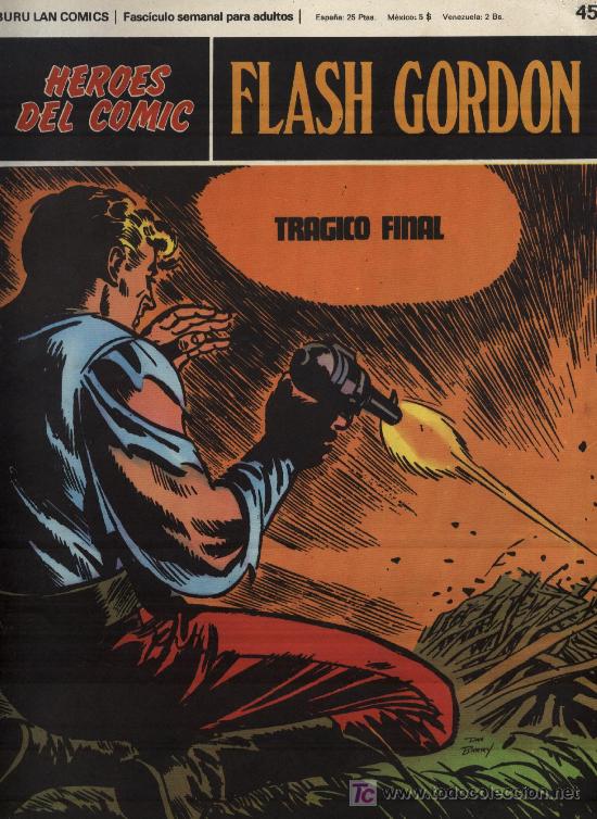 C&oacute;mics: Flash Gordon  -  Heroes del Comic, n&ordm;: 45  -  Burulan Ediciones 1972 - Foto 1