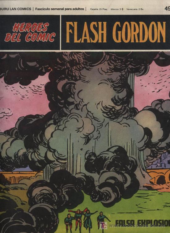 C&oacute;mics: Flash Gordon  -  Heroes del Comic, n&ordm;: 49  -  Burulan Ediciones 1972 - Foto 1