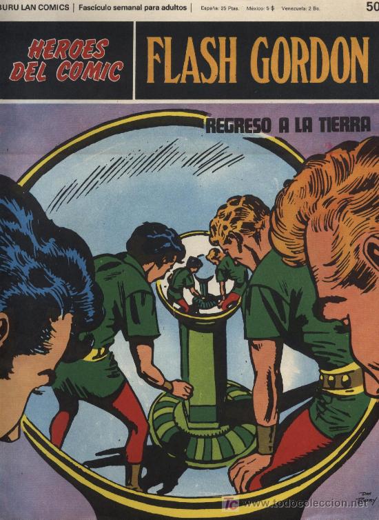 C&oacute;mics: Flash Gordon  -  Heroes del Comic, n&ordm;: 50  -  Burulan Ediciones 1972 - Foto 1
