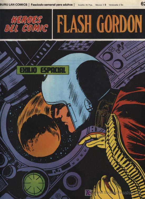 C&oacute;mics: Flash Gordon  -  Heroes del Comic, n&ordm;: 62  -  Burulan Ediciones 1972 - Foto 1