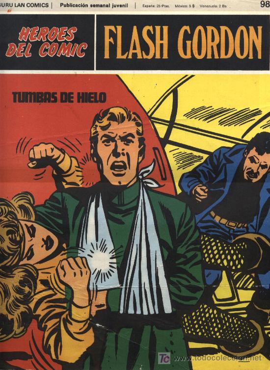 C&oacute;mics: Flash Gordon  -  Heroes del Comic, n&ordm;: 98  -  Burulan Ediciones 1973 - Foto 1