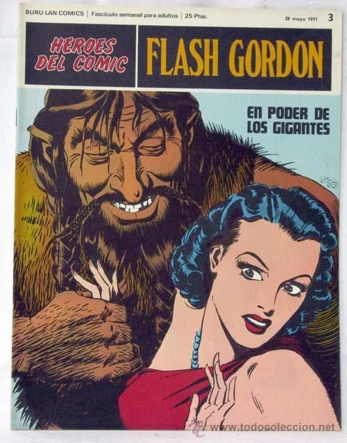 C&oacute;mics: Flash Gordon N&ordm; 3 En poder de los gigantes Editorial Buru Lan Burulan 1971 - Foto 1