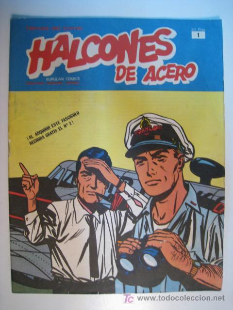 C&oacute;mics: HALCONES DE ACERO. N&ordm; 1. BURULAN. 1974. COMIC ORIGINAL - Foto 1