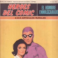 Cómics: HEROES DEL COMIC - Nº16 EL HOMBRE ENMASCARADO - Z.O.Z. ARTICULOS RURALES (14 MAYO 1971)