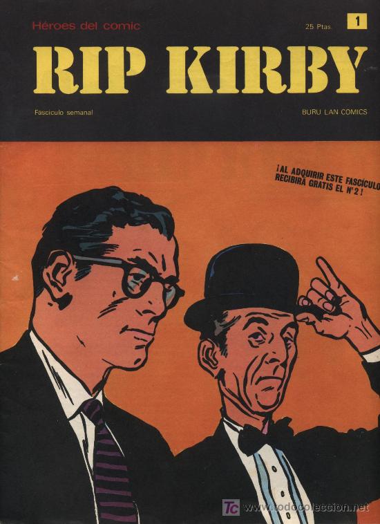 C&oacute;mics: Rip Kirby. Heroes del Comic. Buru Lan. n&ordm; 1 - Foto 1