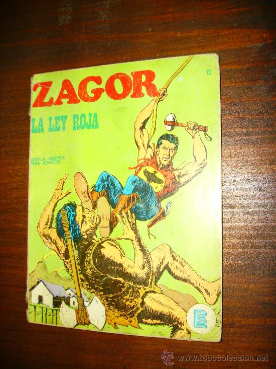 C&oacute;mics: ZAGOR N&ordm; 12 BURULAN LA LEY ROJA - Foto 1