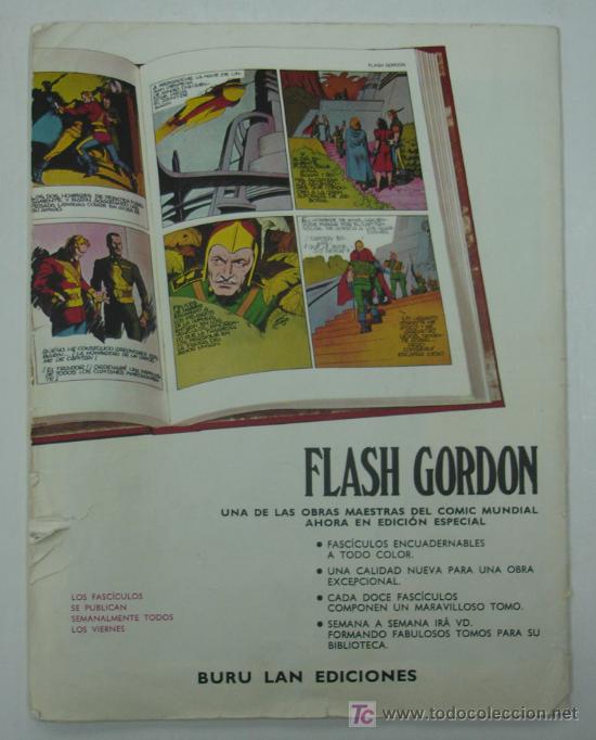 C&oacute;mics: HEROES DEL COMIC. FLASH GORDON. LAS INTRIGAS DE LA CORTE. BURU LAN COMICS. 1971. N&ordm; 4. - Foto 3