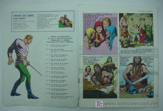 C&oacute;mics: HEROES DEL COMIC. FLASH GORDON. LAS INTRIGAS DE LA CORTE. BURU LAN COMICS. 1971. N&ordm; 4. - Foto 2