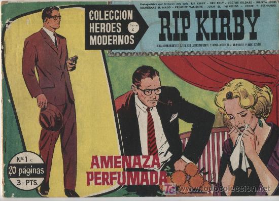 HÉROES MODERNOS SERIE C. Nº 1. RIP KIRBY. (Tebeos y Comics - Buru-Lan - Rip Kirby)