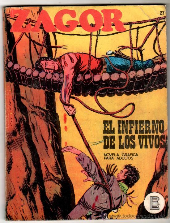 C&oacute;mics: ZAGOR N&ordm; 27 EDITORIAL BURULAN 1972, 96 PAGINAS - Foto 1