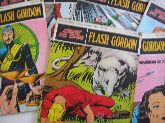 C&oacute;mics: FLASH GORDON. BURULAN. LOTE DE 7 EJEMPLARES - Foto 1