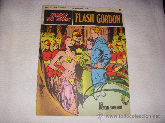 C&oacute;mics: HEROES DEL COMIC CON FLASH GORDON N&ordm; 14, EDITORIAL BURULAN - Foto 1