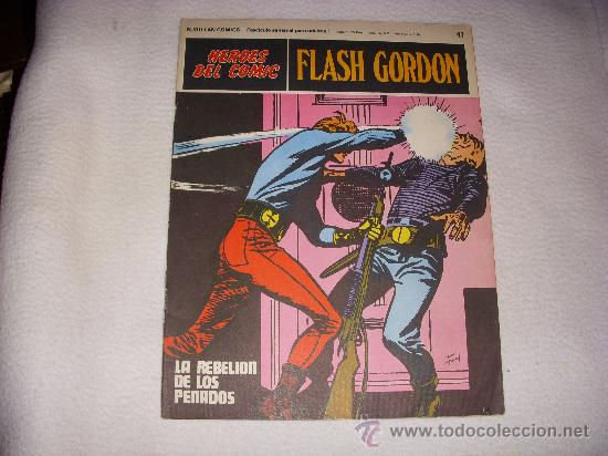 C&oacute;mics: HEROES DEL COMIC CON FLASH GORDON N&ordm; 41, EDITORIAL BURULAN - Foto 1