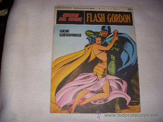 C&oacute;mics: HEROES DEL COMIC CON FLASH GORDON N&ordm; 018, EDITORIAL BURULAN - Foto 1