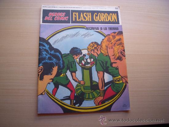 C&oacute;mics: HEROES DEL COMIC, FLASH GORDON N&ordm; 50, EDITORIAL BURU-LAN - Foto 1