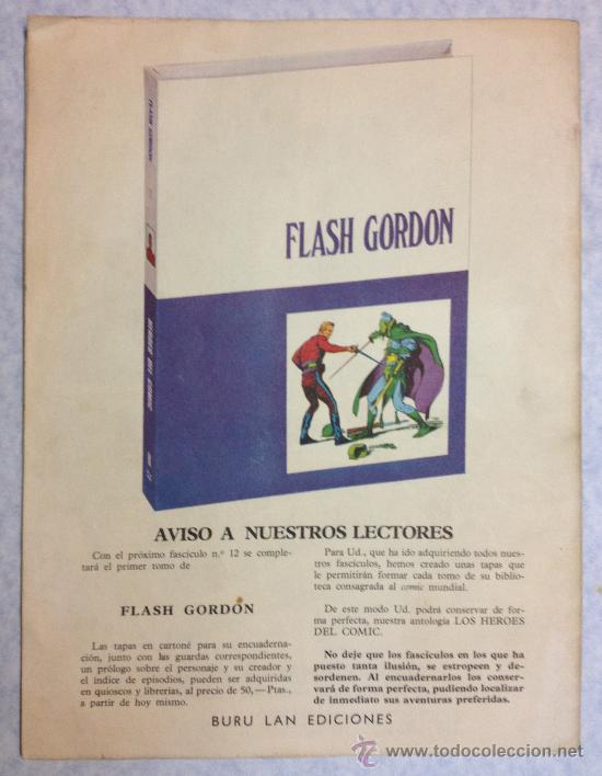 C&oacute;mics: FLASH GORDON. BURU LAN. HEROES DEL COMIC. 1971. N&ordm; 11. - Foto 3
